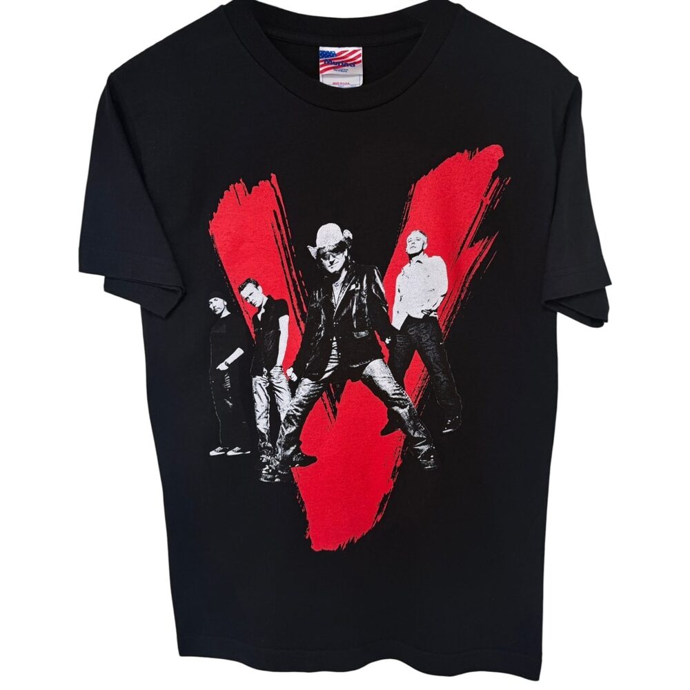 Vintage U2 Vertigo 2005 Tour VERTIGO//05 Murina Short Sleeve T-Shirt Men's Small